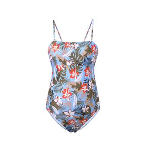 Maternity Floral Print One Piece Swimsuit