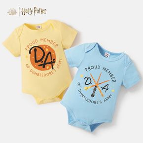 Harry Potter Baby Boy/Girl 100% Cotton Letter Print Short-sleeve Romper