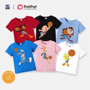 Space Jam Toddler Boy/Girl Basketball Print Short-sleeve Cotton Tee