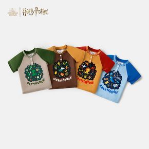 Harry Potter Baby Jungen/Mädchen Grafik T-Shirt mit Raglanärmeln zum Knöpfen