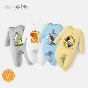 Harry Potter Baby-Jungen/Mädchen-Baumwoll-Langarm-Grafik-Jumpsuit