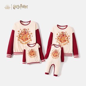 Harry Potter Family Matching Hogwarts Colorblock Cotton Sweatshirts