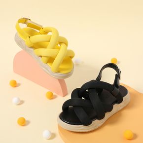 Toddler / Kid Simple Solid Criss Cross Sandals