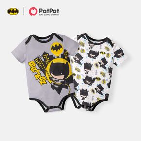 Batman Baby Boy Graphic Short-sleeve Romper