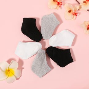 3-pairs Baby Minimalist Solid Socks