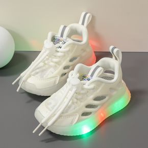 Toddler Hollow Out Lace Up LED Sneakers