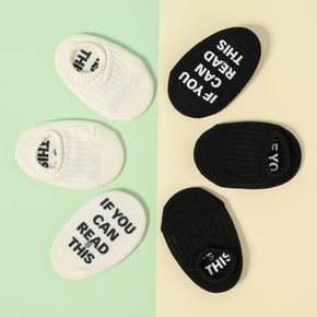 3-pairs Baby Solid Non-slip Grip Socks