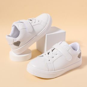 Toddler / Kid Heart Detail White Casual Sneakers