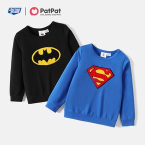 Justice League Kid Boy Embroidered Pullover Sweatshirt