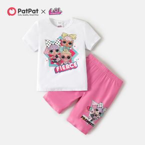 L.O.L. SURPRISE! 2-piece Kid Girl FIERCE Short-sleeve Tee and Shorts Set