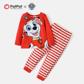 PAW Patrol 2pcs Toddler Girl Long-sleeve Tee and Polka dots/Stripe Pants Set