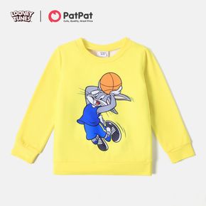 Looney Tunes Kid Boy Balls Print Pullover Sweatshirt