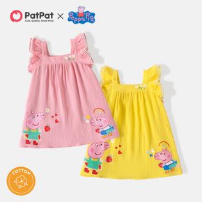 Peppa Pig Toddler Girl Fruits and Rainbow 100% Cotton Tank Dress