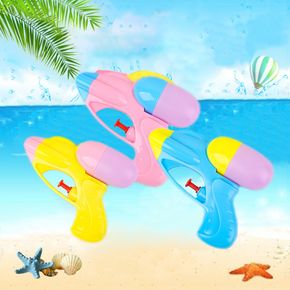 Pistolas de agua para niños, pistolas de agua, juguete de verano, pistola de agua, juegos al aire libre, piscina, fiesta en la playa, juguetes a favor (color aleatorio)