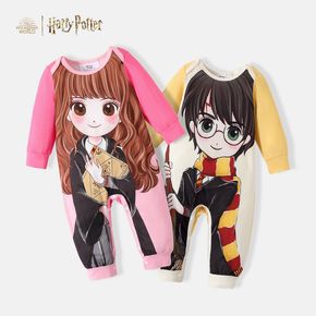 Harry Potter Baby Boy/Girl Long-sleeve Graphic Jumpsuit