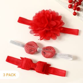 3-pack Bow Floral Decor Headband for Girls