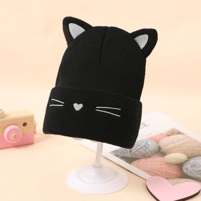 Baby / Toddler Cat Kitten Embroidered Beanie Hat