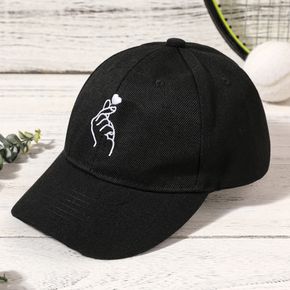 Baby Heart Gesture Embroidered Baseball Cap