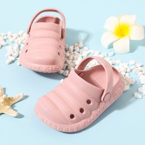 Toddler / Kid Letter Pattern Pink Hollow Out Vent Clogs
