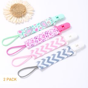 2-pack Pacifier Chain Clip Universal Holder Leash for Boys and Girls