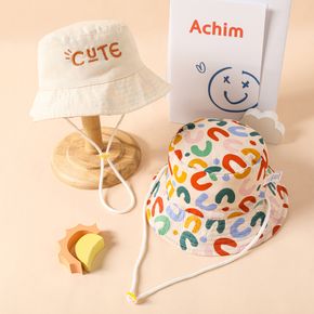 Baby / Toddler Drawstring Double Sided Bucket Hat