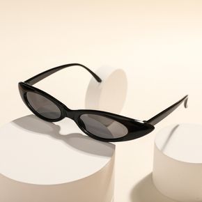 Women Narrow Cat Eye Frame Fashion Glasses (With Glasses Case)