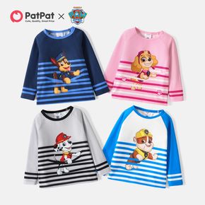 Paw Patrol Toddler Girl/Boy Striped Long Raglan Sleeve Tee