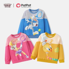 Looney Tunes Kid Girl/Boy Colorblock Pullover Sweatshirt