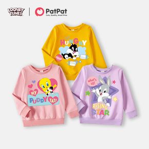 Looney Tune Toddler Girl/Boy 100% Cotton Letter Print Pullover Sweatshirt