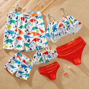 Dinosaur Print Family Matching Swimsuits