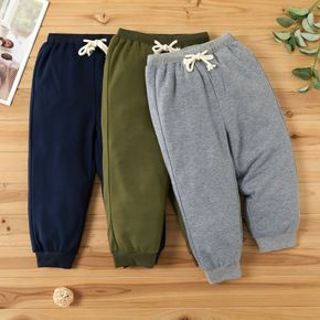 Toddler Unisex Solid Casual Pants