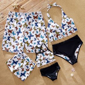 Butterfly Print Family Matching Swimsuits