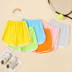 Toddler Girl Casual Solid Basic Shorts
