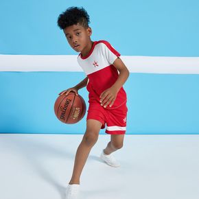 Stern Druckfarbenblock-T-Shirt und Shorts Freizeitsport für Kleinkinder / Kinder eingestellt