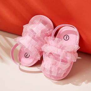Baby / Toddler Solid Lace Prewalker Sandals