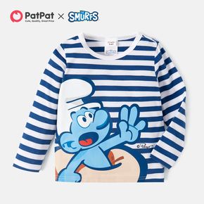 Smurfs Toddler Boy Long-sleeves Stripe T-shirt