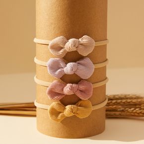 Pretty Bowknot Solid Hairband for Girls
