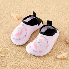 listradas sapatos de praia de água unicórnio rosa esportivos para crianças / filhos