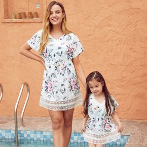 Familien Outfits Blume Badebekleidung