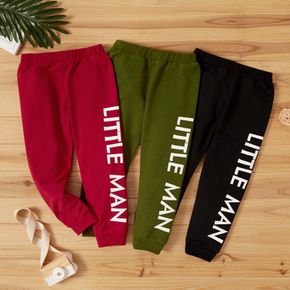 Toddler Boy Casual Letter Print Sweatpants