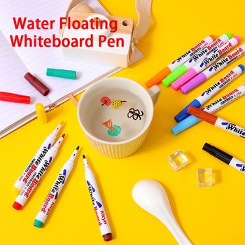 12-colors Water Painting Pen Magic Doodle Drawing Pens Erasing Marker Colorful Doodle Water Floating Whiteboard Pen