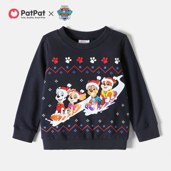 PAW Patrol Toddler Boy Pups Team Merry Christmas 100% Cotton Sweatshirt