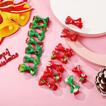 Christmas Bow Hair Clip Sets Hair Accessories for Girls