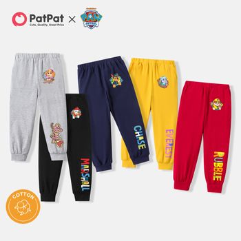 PAW Patrol Toddler Boy/Girl 100% Cotton Letter Print Elasticized Pants