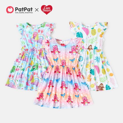 Care Bears Toddler Girl Classic and Magic Fruits Patterns Dress