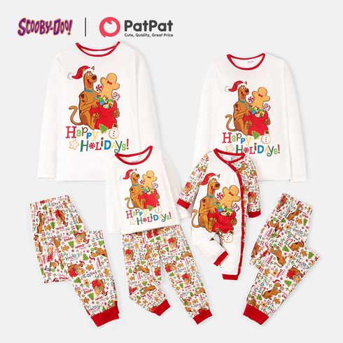SCOOBY-DOO Family Matching Christmas Happy Holiday Top And Pants Pajamas Sets