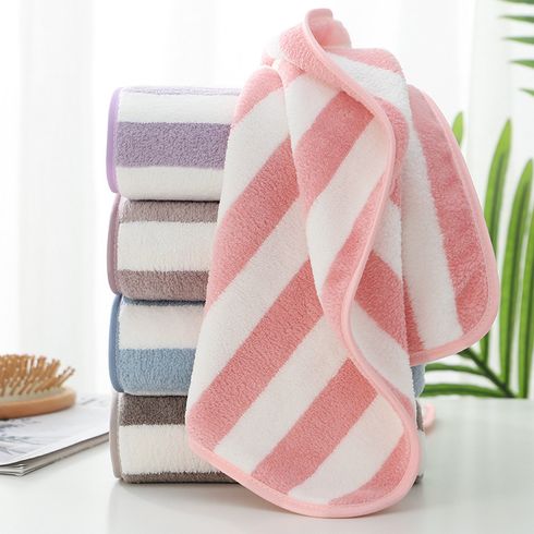 Stripe Jacquard Absorbent Washcloth Hand Towels for Kitchen Bathroom