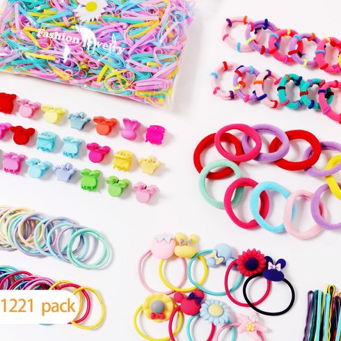 1221-pack Multicolor Hair Accessory Sets for Girls