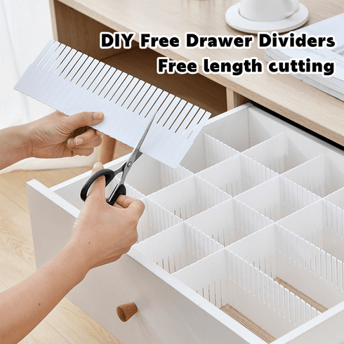 5 قطع درج المقسمات قابل للتعديل DIY التخزين المنظم فاصل لترتيب الملابس الجوارب الملابس الداخلية فوضى مستحضرات التجميل