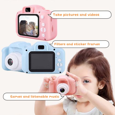 Kids Camera 1300W HD Rechargeable Mini Camera Digital Video Camera with 32GB Memory Card Child Gifts